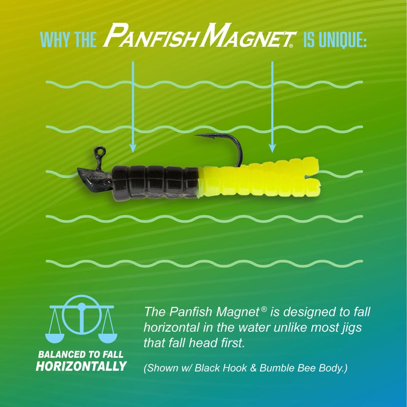 Trout Magnet 82 Piece Panfish Magnet Kit, with A Longer Shad Dart Hook, Includes 70 Split Tail Grub Bodies, 12 Black Size 8 Mustad Hooks, Catches All Types of Fish - Image 4